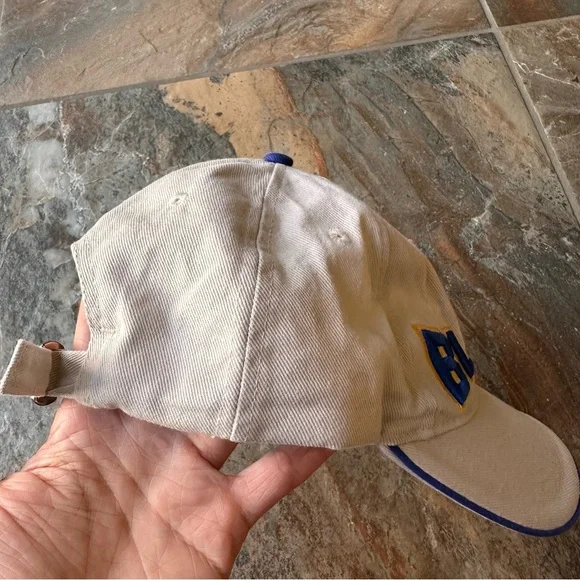 St. Louis Blues Vintage Drew Pearson Adjustable Hat NHL Hockey Cream - Picture 5 of 8